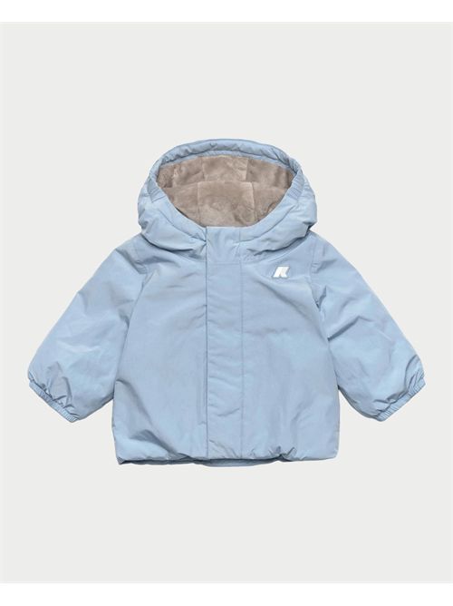 Newborn short jacket Jack by K-way with hood K-WAY | K4137VW-E. JACK/BOAJN
